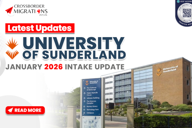 UNIVERSITY OF SUNDERLAND — JANUARY 2026 INTAKE UPDATE!