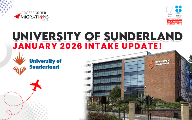 UNIVERSITY OF SUNDERLAND — JANUARY 2026 INTAKE UPDATE!