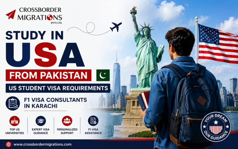 Study in USA from Pakistan: US Student Visa Requirements & F1 Visa Consultants in Karachi